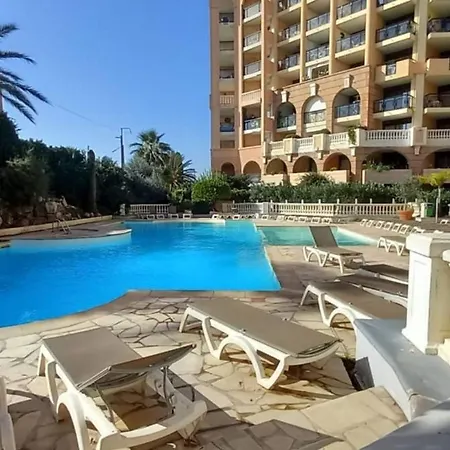 Lägenhet Cosy Blue Classe 2 Etoiles Piscine Parking Clim Terrasse Cannes